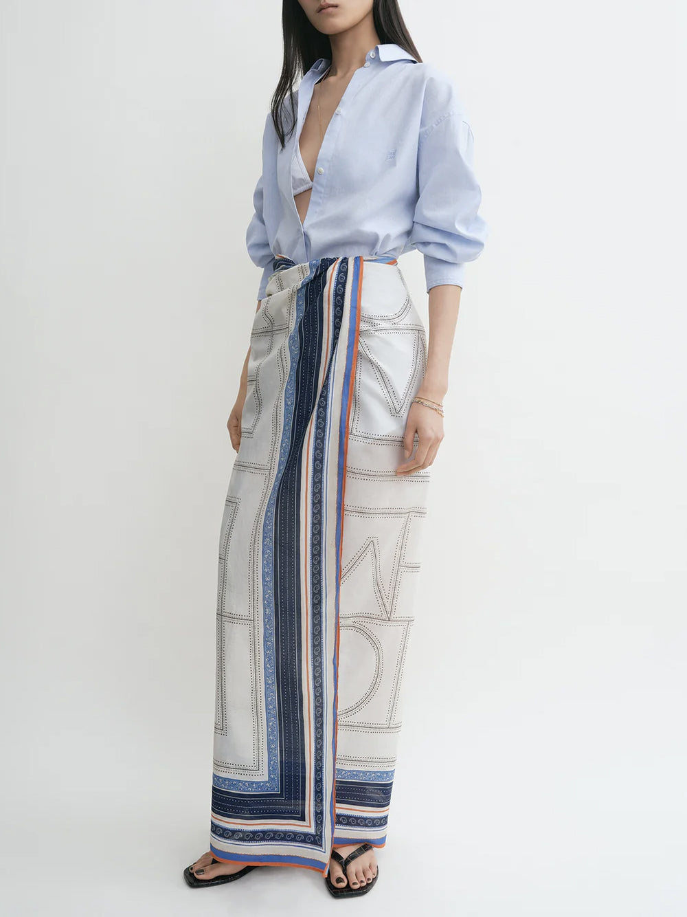 TOTEME-Collector sarong/NAP-