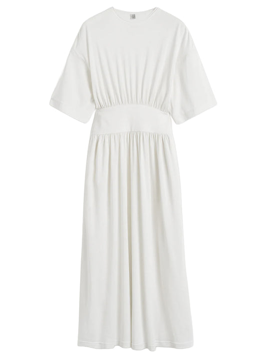 TOTEME-Cotton silk tee dress-