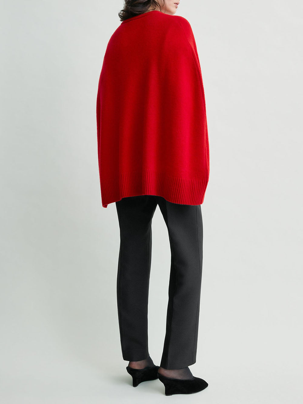 TOTEME-Crew cape knit-