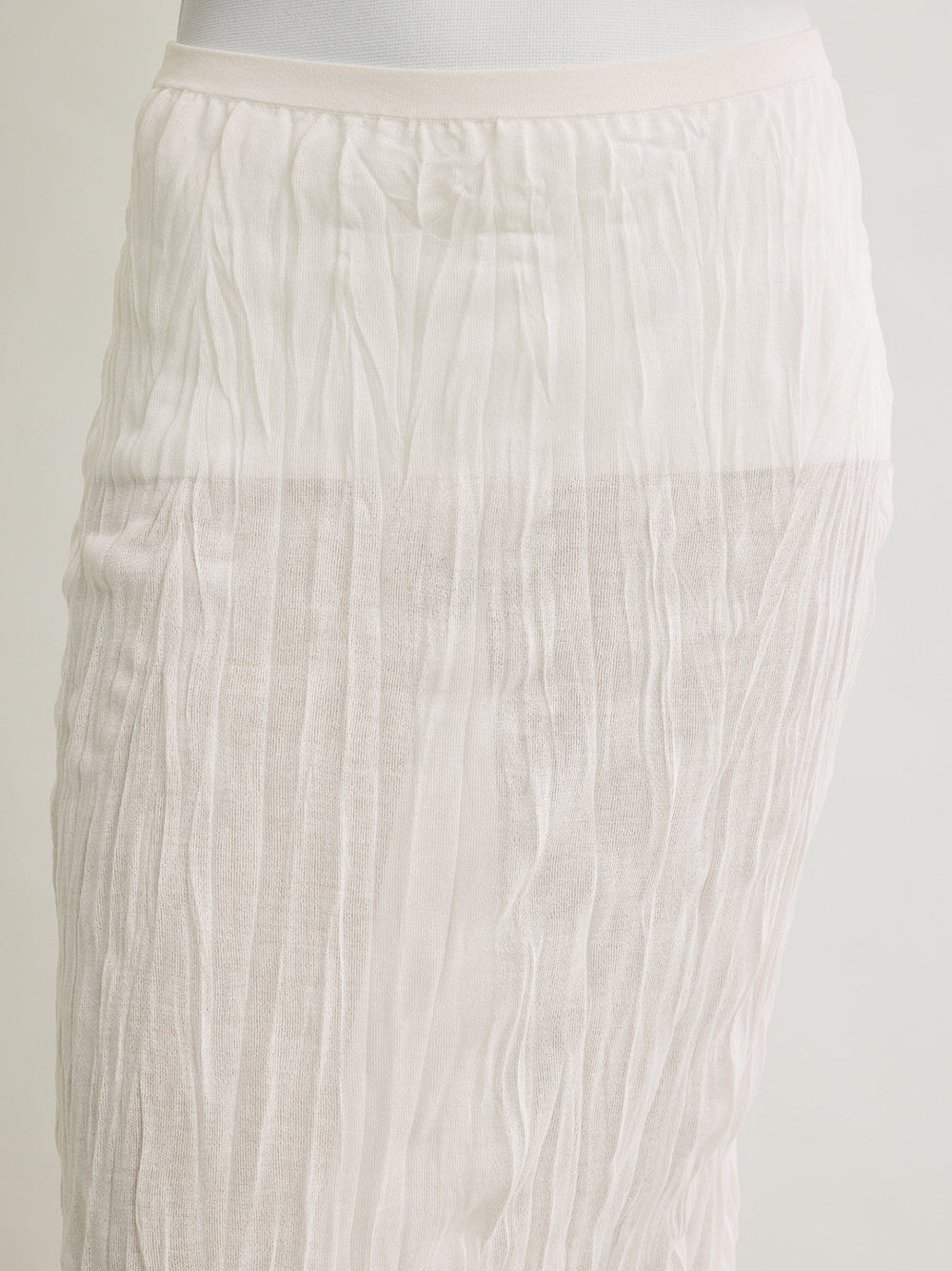 TOTEME-Crinkled knit skirt-