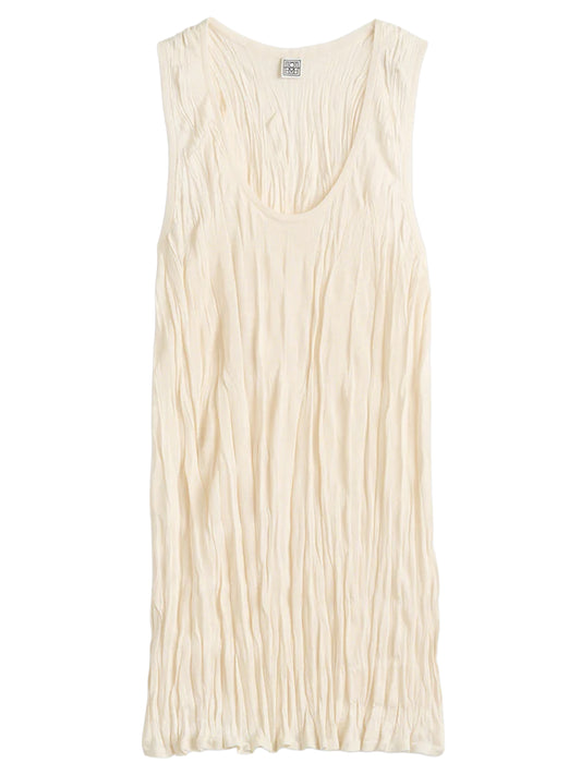 TOTEME-Crinkled knit tank-