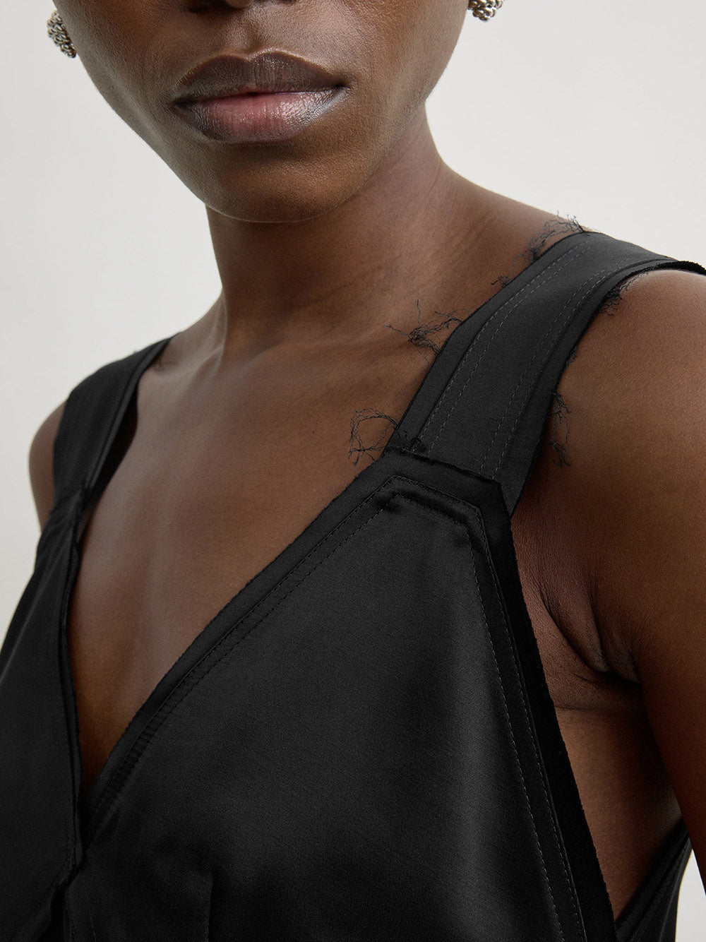 TOTEME-Cropped satin camisole-