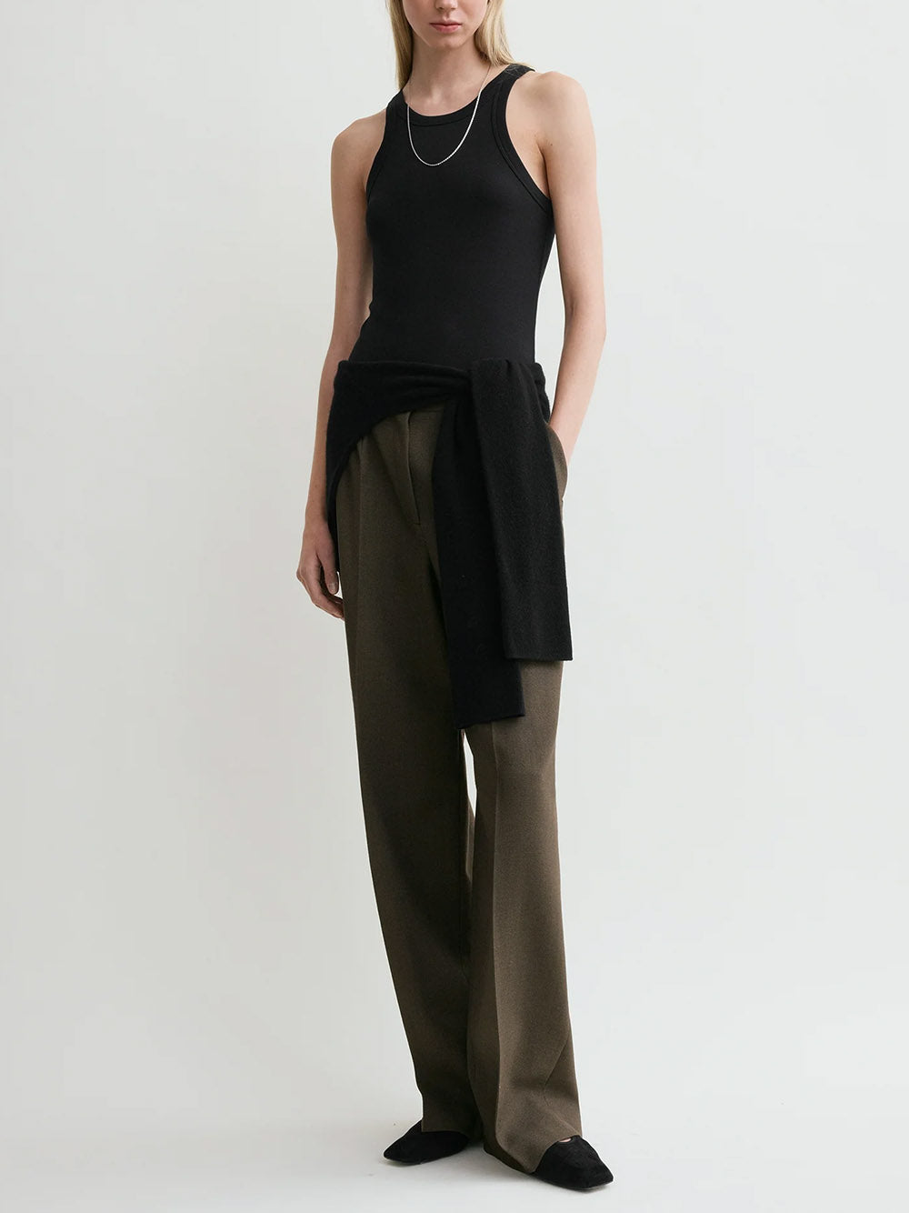 TOTEME-Curved rib tank-