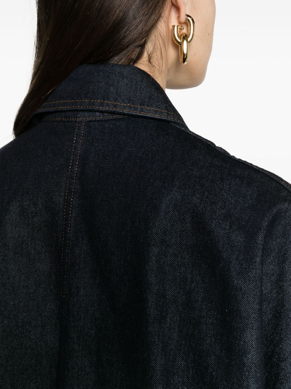 TOTEME-Denim Overshirt Jacket-