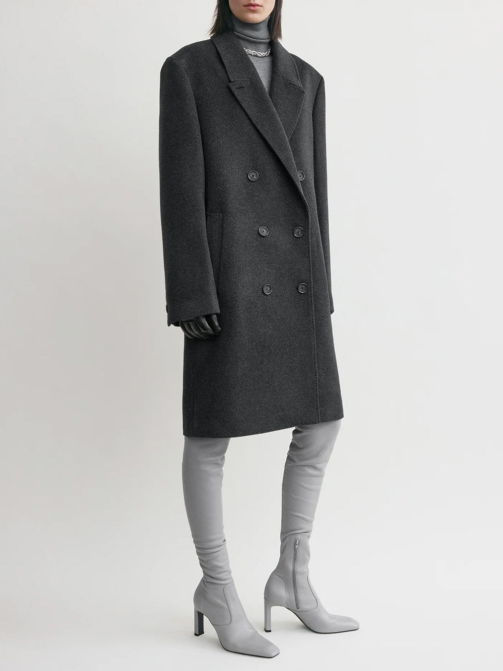 TOTEME-Double-breasted cashmere coat-