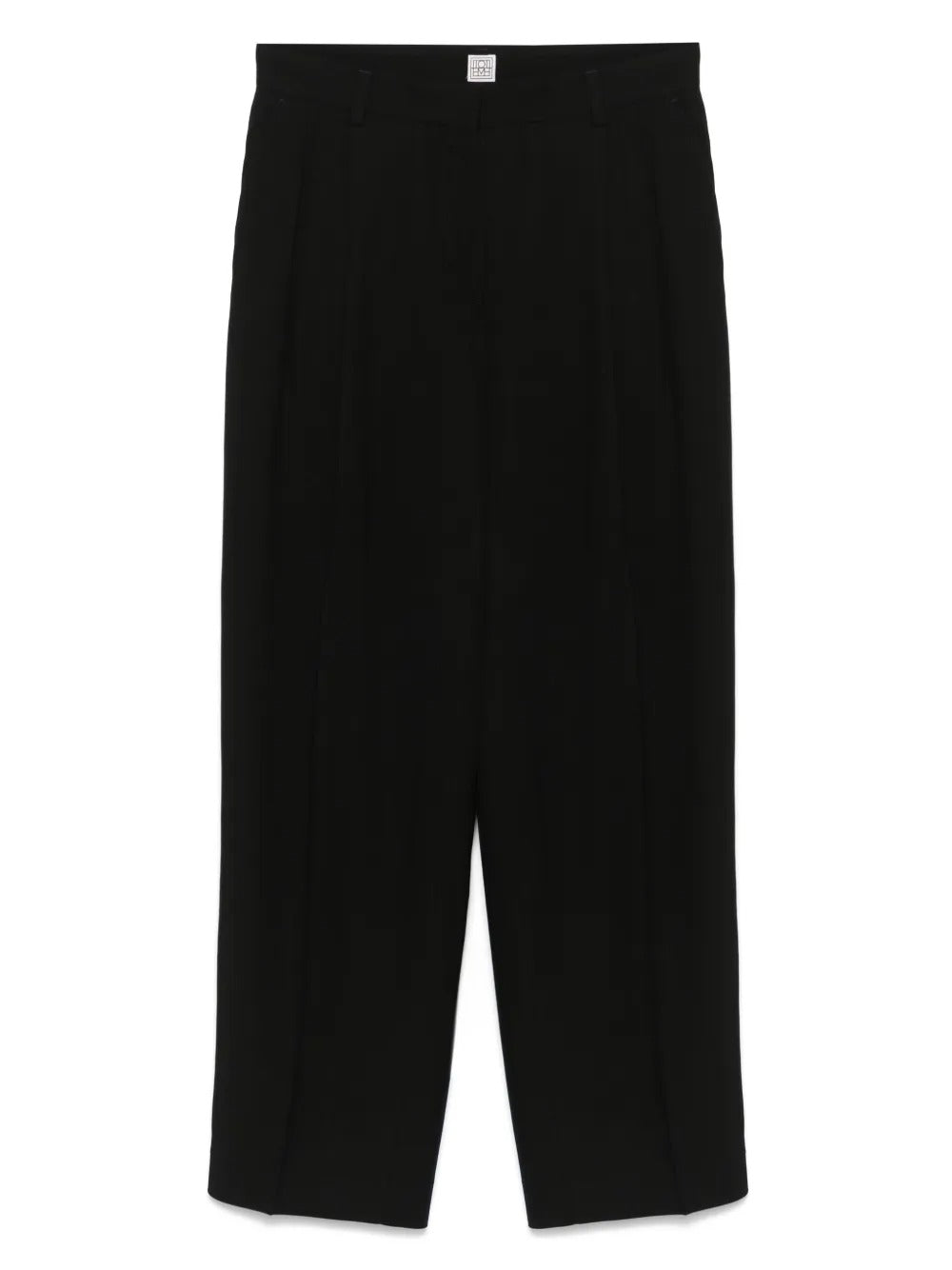 TOTEME-Double-Pleat Straight Trousers-
