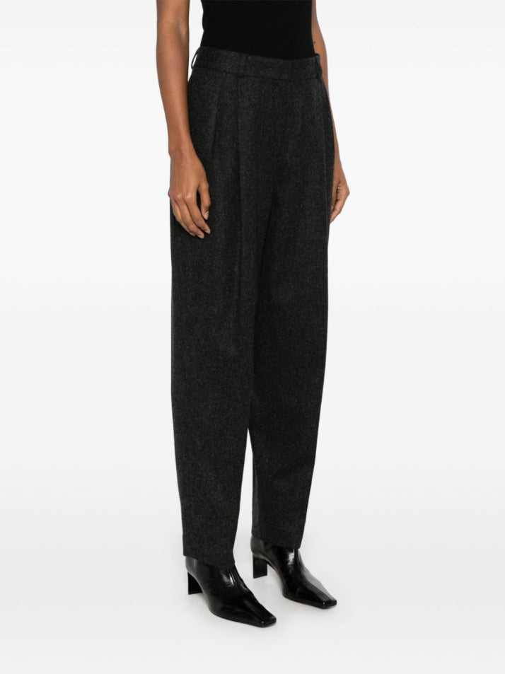 TOTEME-Double-pleated tailored trousers-