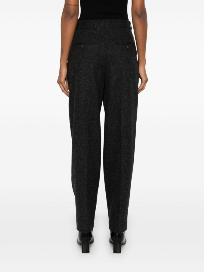 TOTEME-Double-pleated tailored trousers-