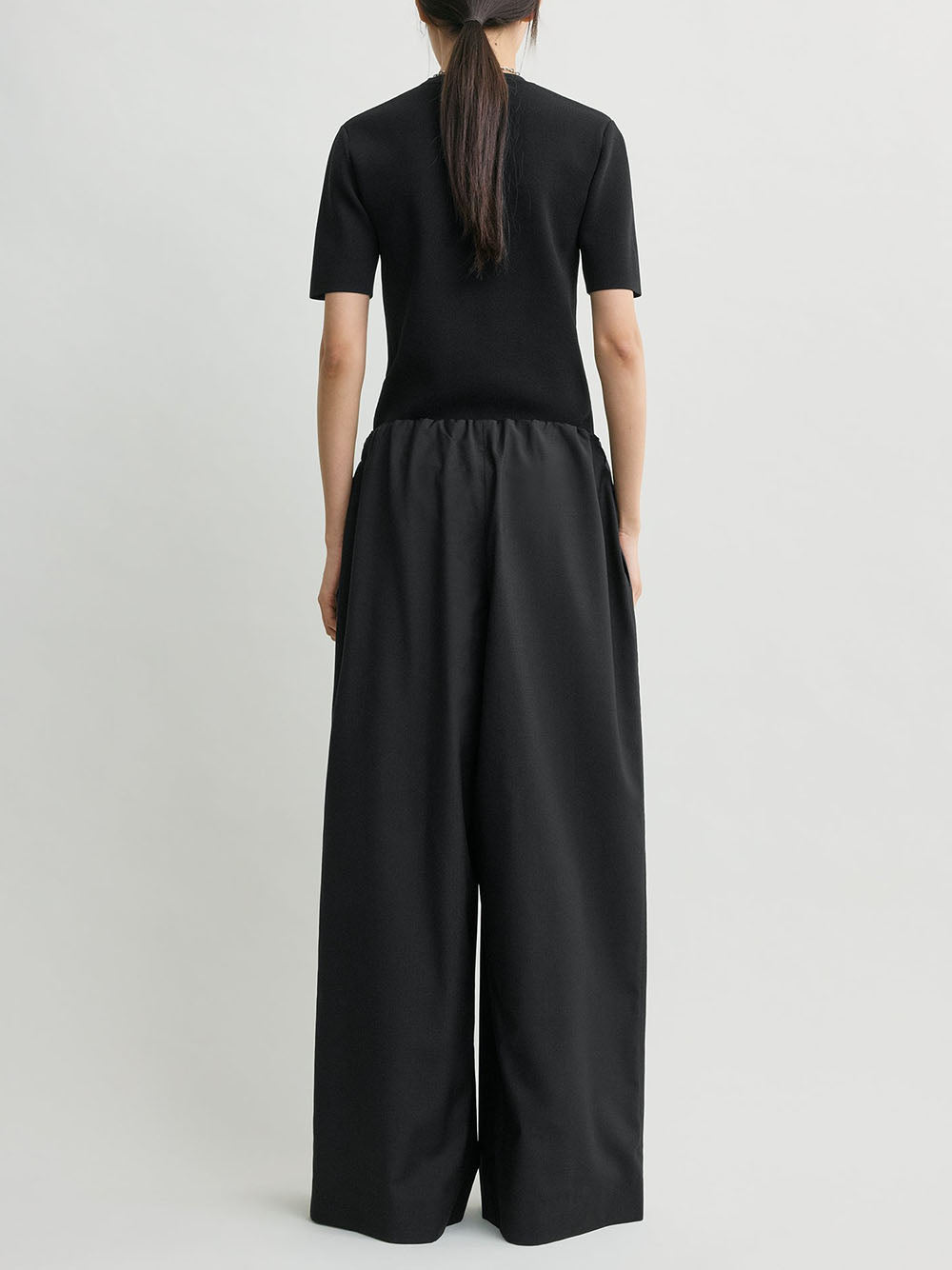 TOTEME-Drawstring dinner trousers-