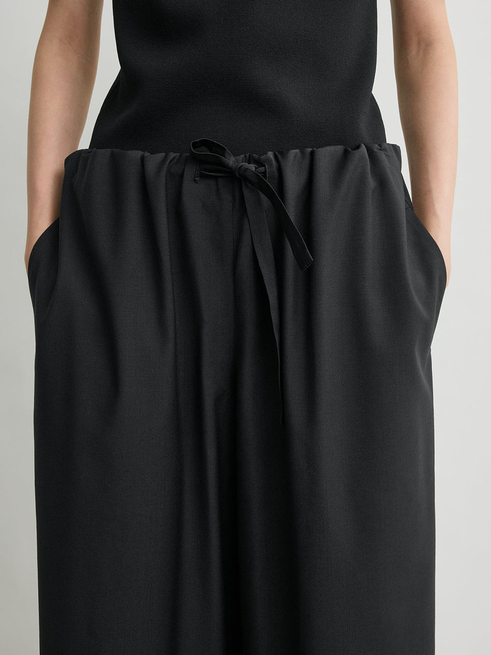 TOTEME-Drawstring dinner trousers-