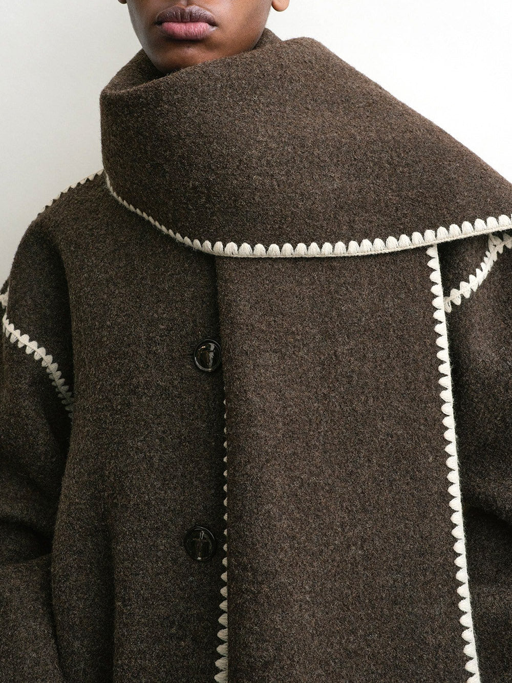 TOTEME-Embroidered Scarf Jacket-