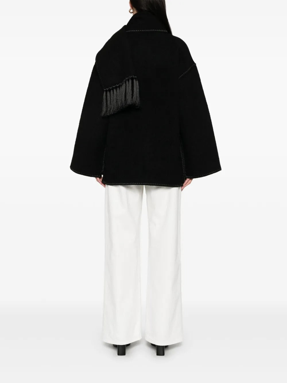 TOTEME-Embroidered Scarf Jacket-