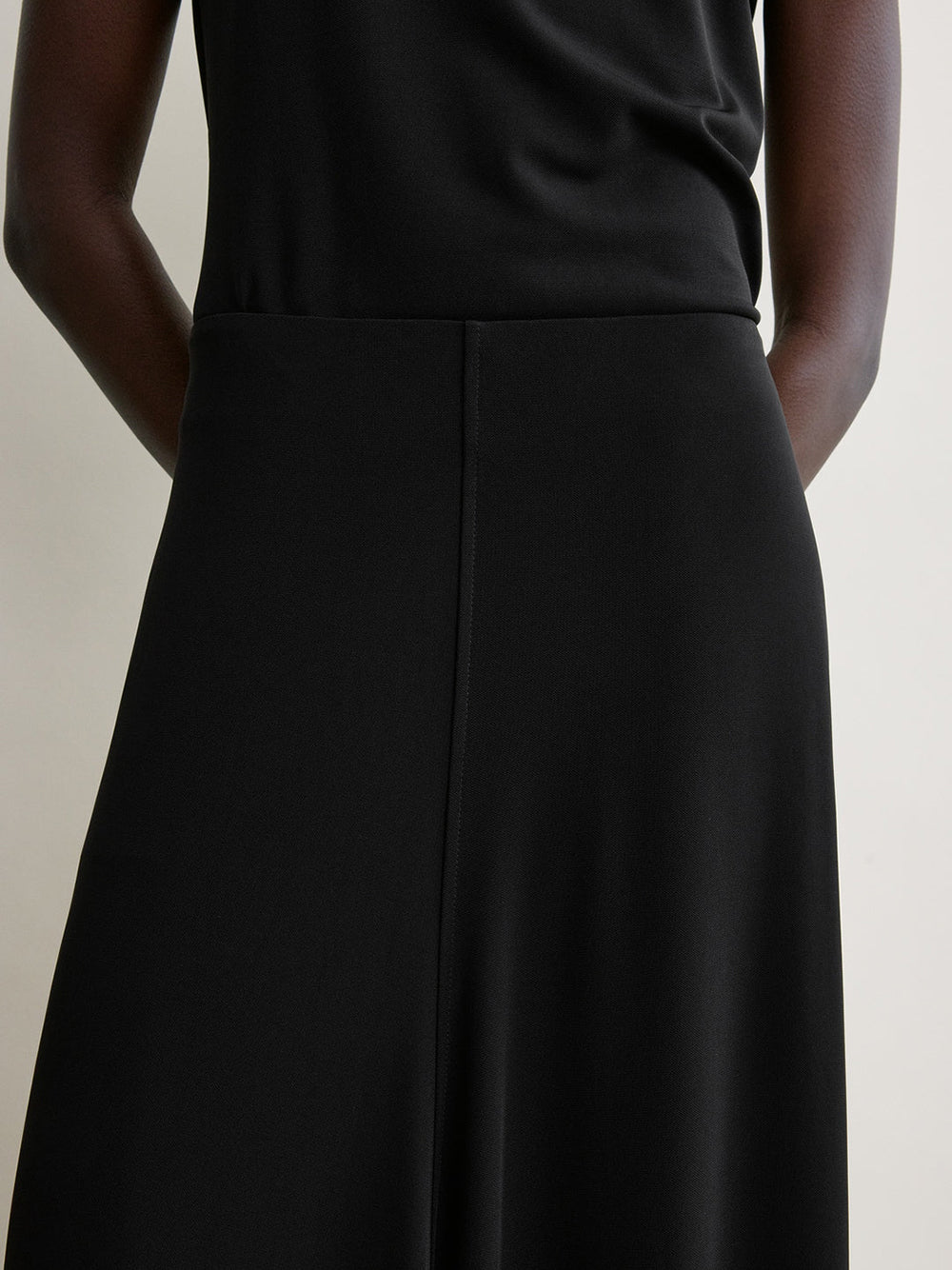 TOTEME-Flared jersey skirt-