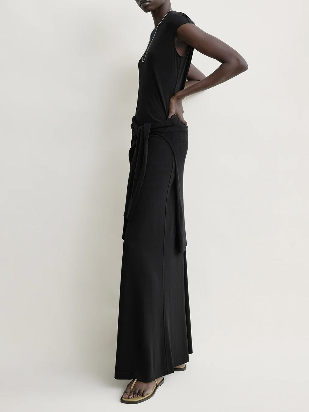 TOTEME-Flared jersey skirt-