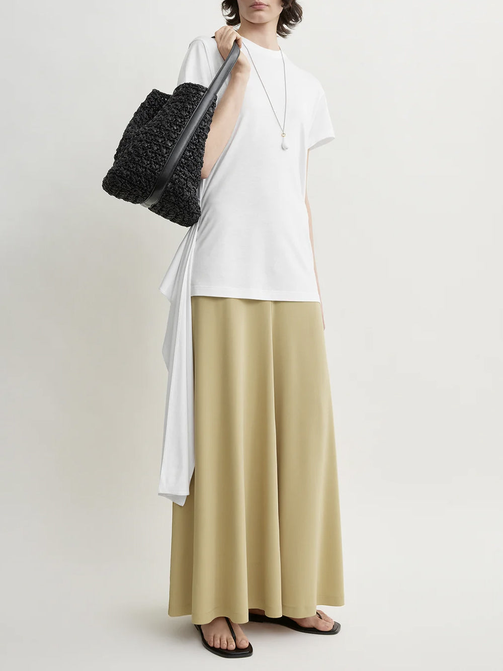 TOTEME-Flared jersey skirt-