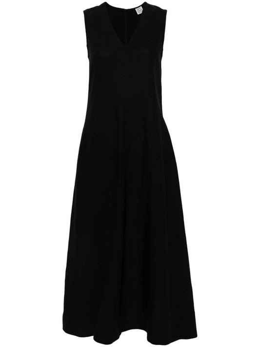 TOTEME-FLUID V-NECK DRESS-242WRD2193FB0159 1