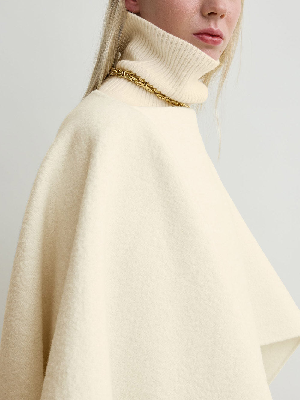 TOTEME-Fringe poncho-