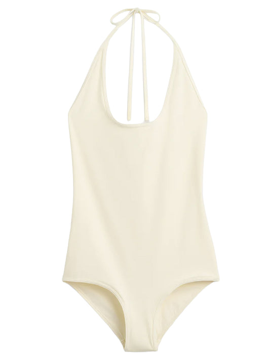 TOTEME-Halter tie swimsuit-