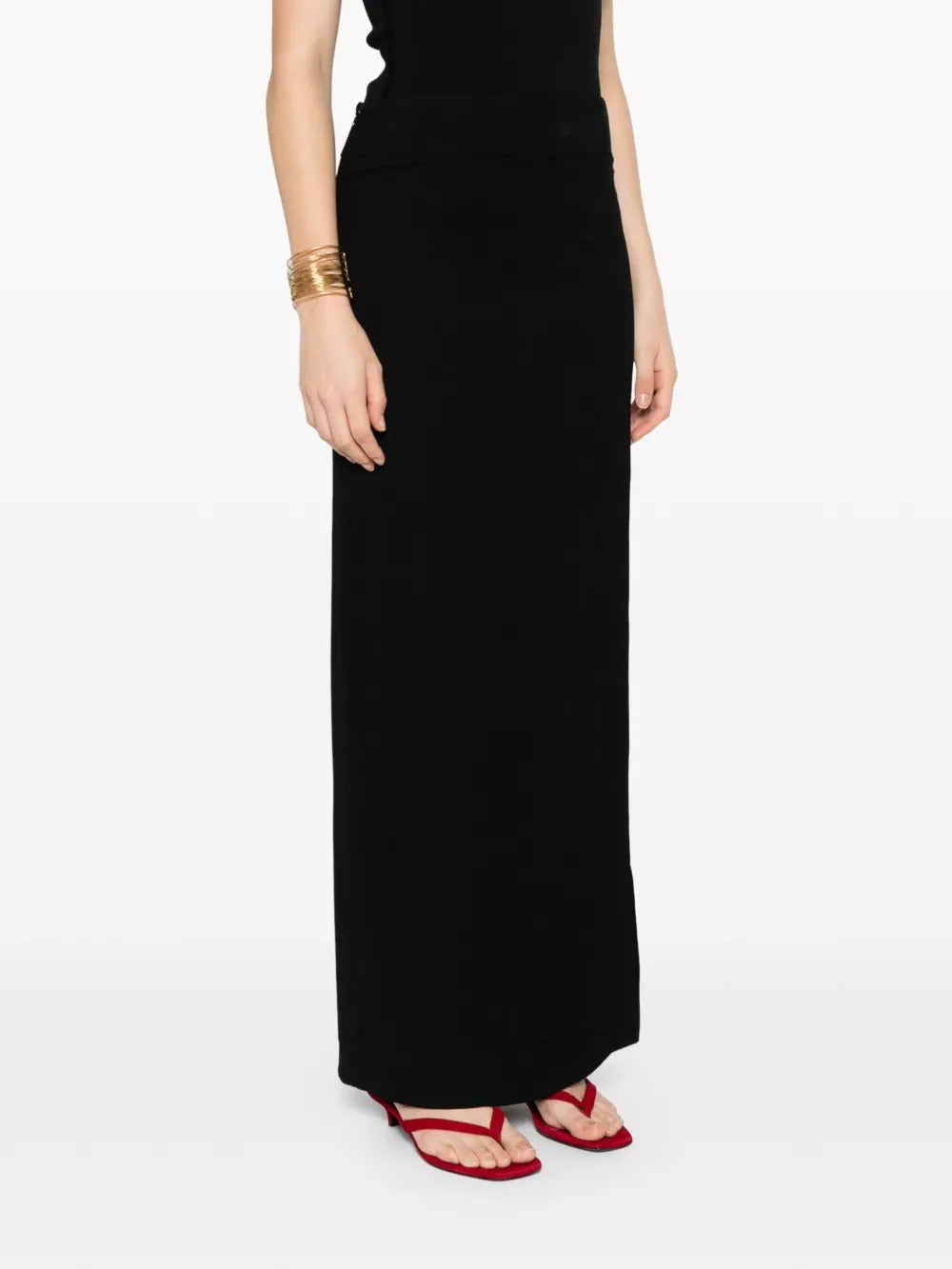 TOTEME-High Slit Skirt-