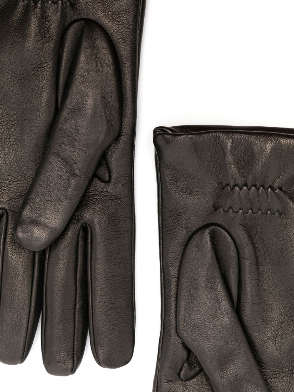 TOTEME-Leather Gloves-244WSG0011LE0096 BLACK 001