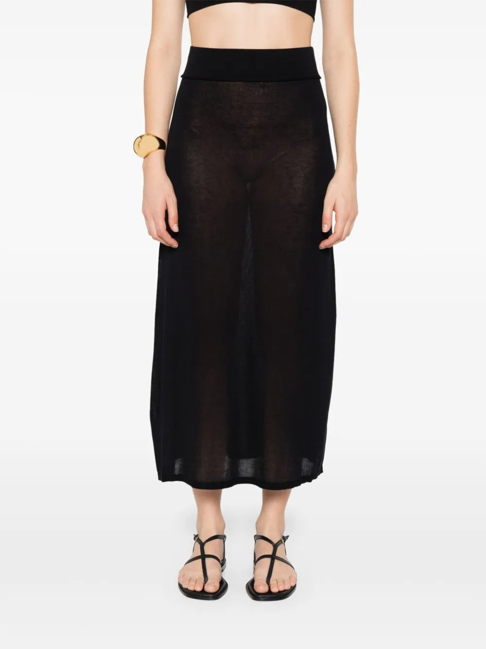 TOTEME-Long Knit Skirt-