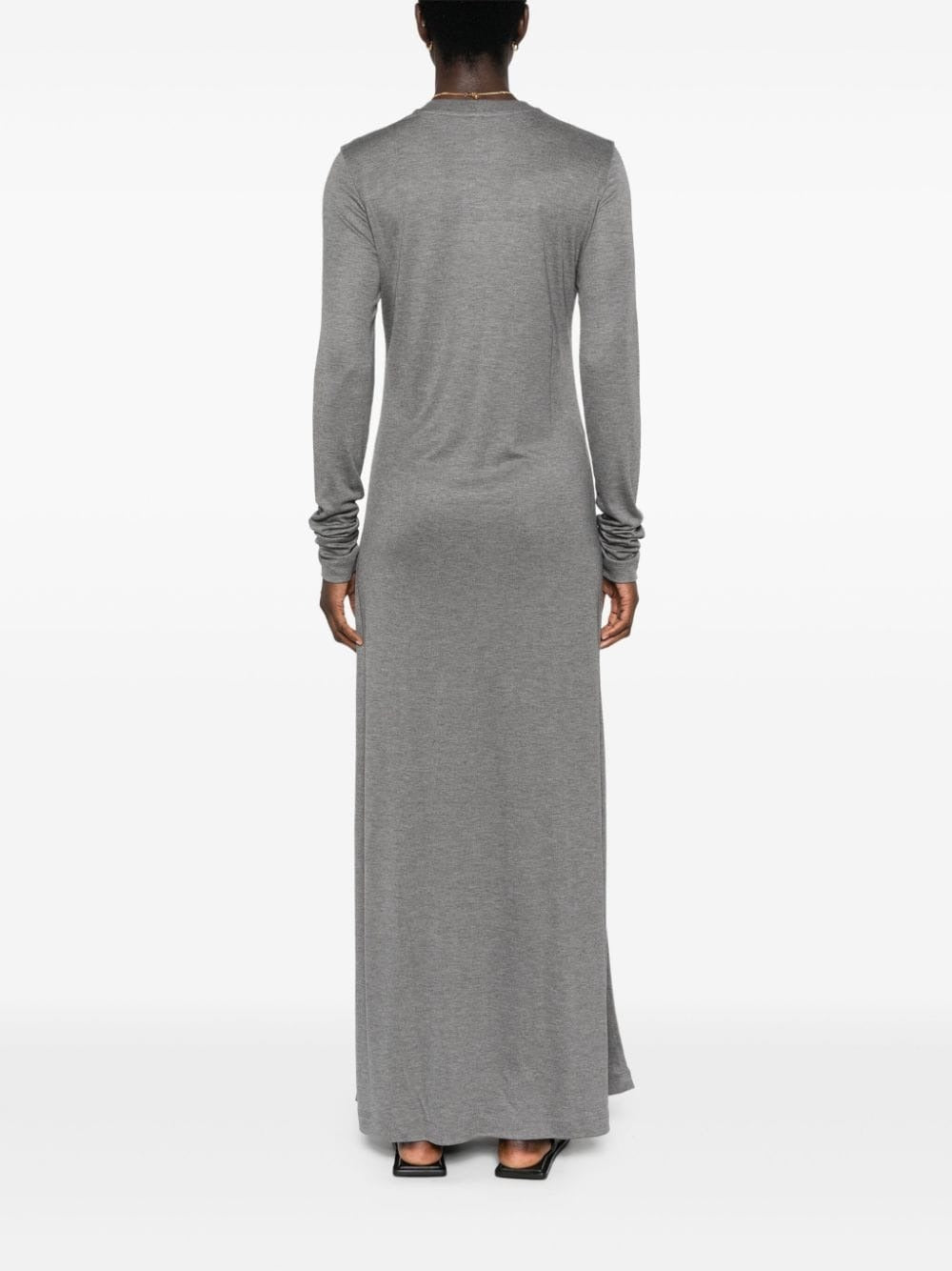 TOTEME-Long-Sleeve Jersey Dress-
