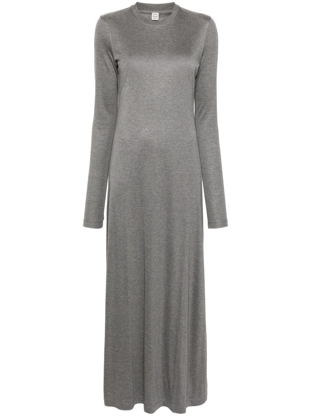 TOTEME-Long-Sleeve Jersey Dress-