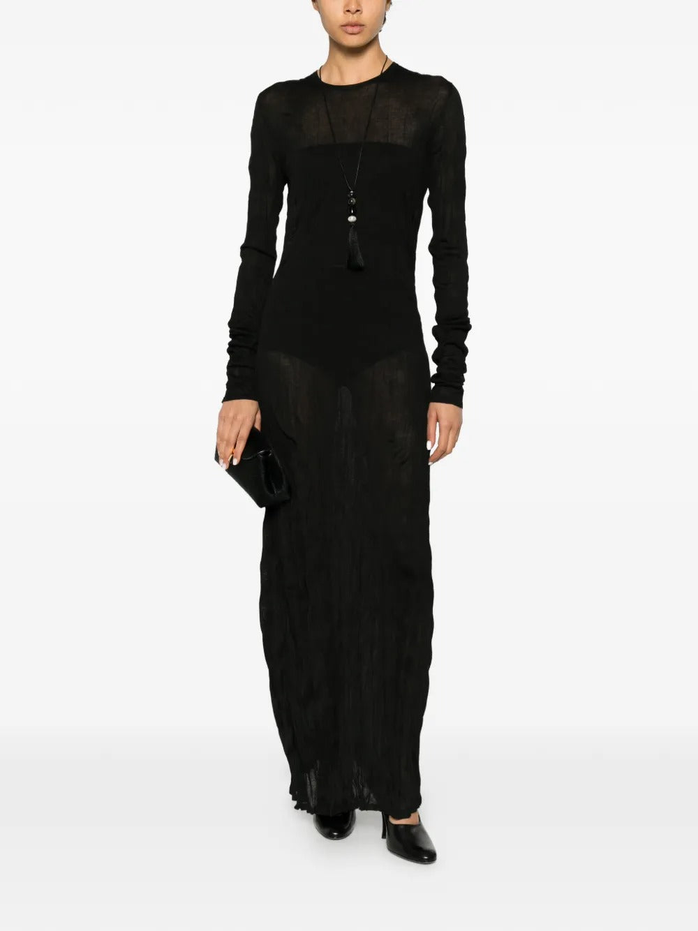 TOTEME-Long-sleeve jersey dress-