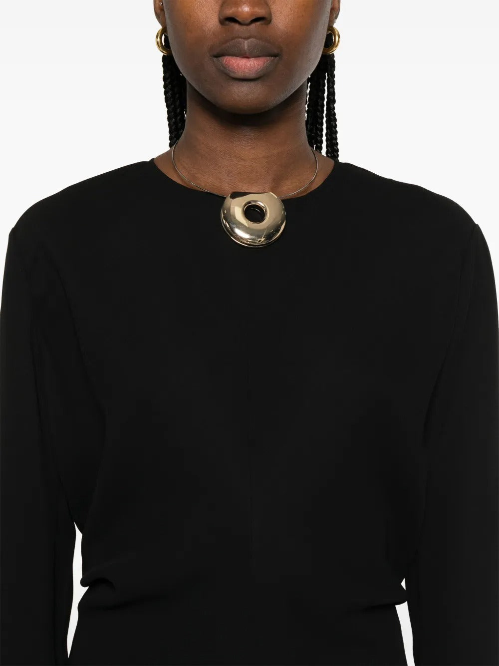 TOTEME-Long-Sleeve Slouch Waist Dress-