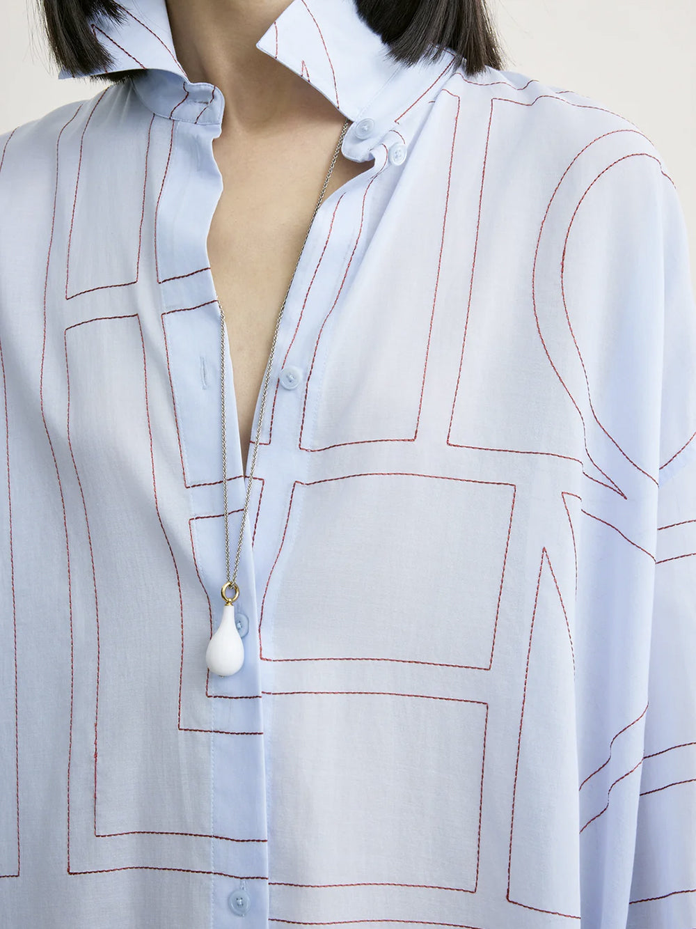 TOTEME-Long summer shirt-