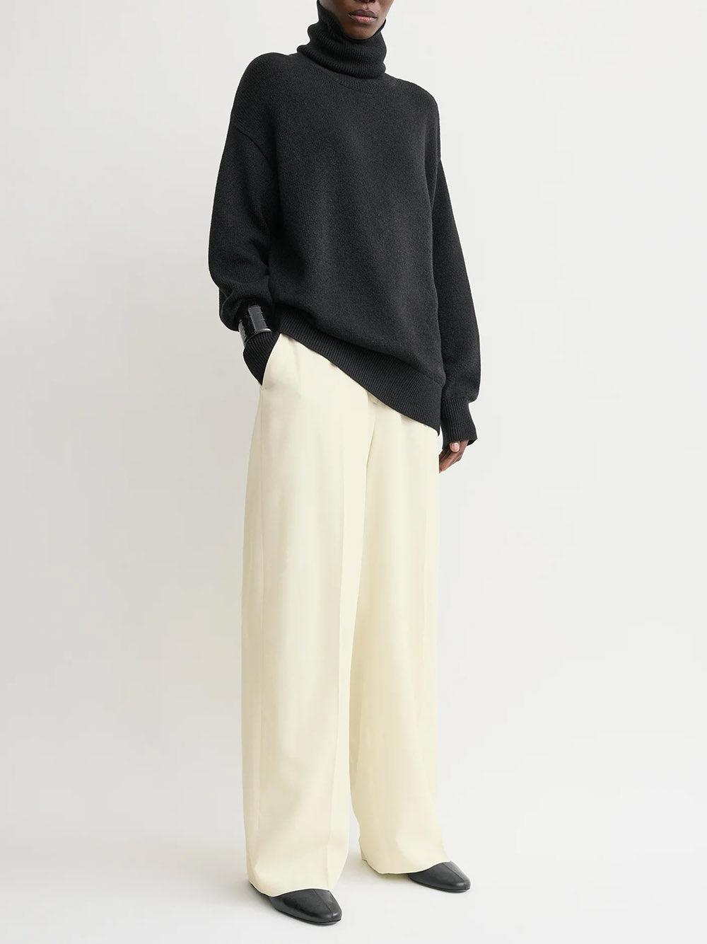 Longline turtleneck
