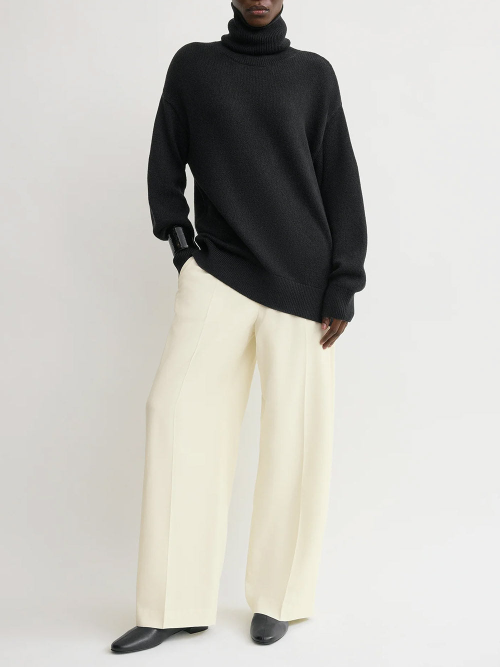 Longline turtleneck
