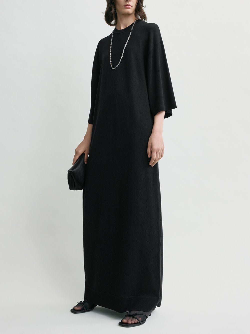 Merino knit tee dress