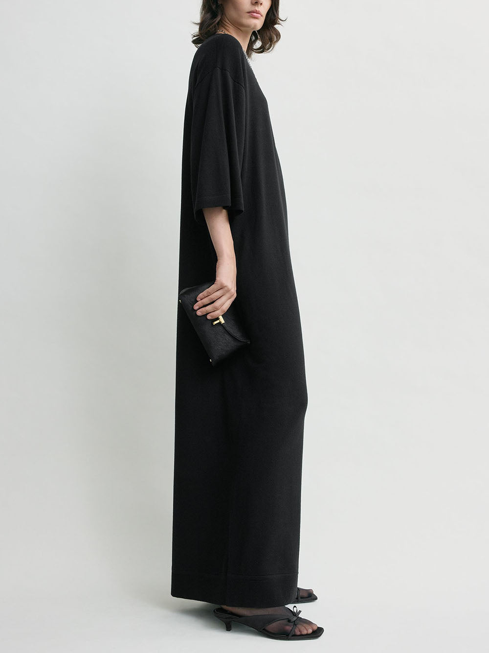 TOTEME-Merino knit tee dress-