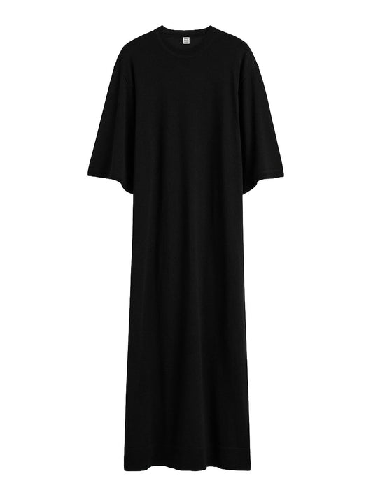 TOTEME-Merino knit tee dress-