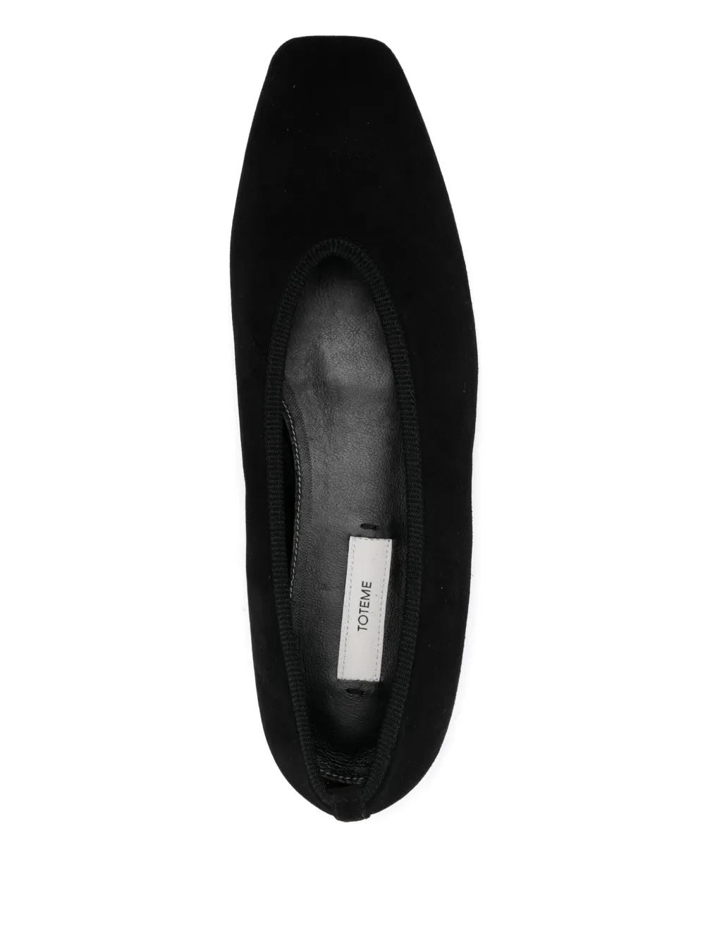 TOTEME-Minimalist Suede Ballerinas-