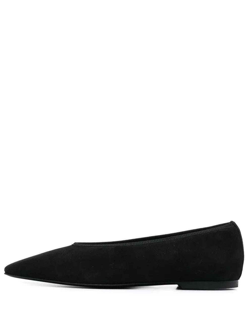 TOTEME-Minimalist Suede Ballerinas-