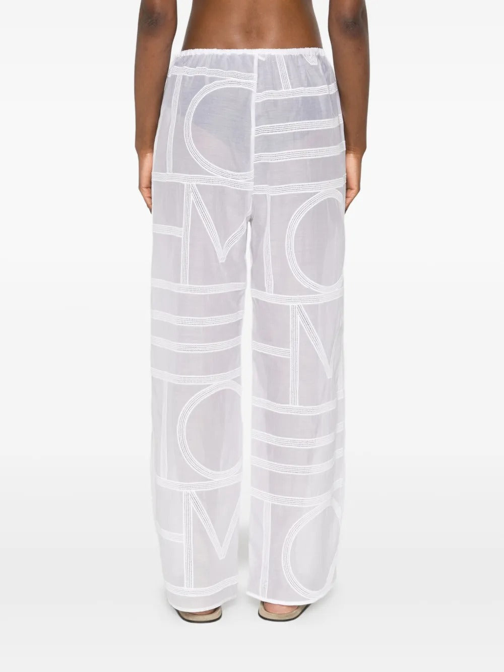 TOTEME-Monogram Crochet Pj Bottoms-