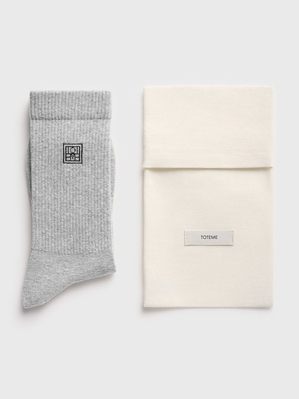 TOTEME-Monogram socks-