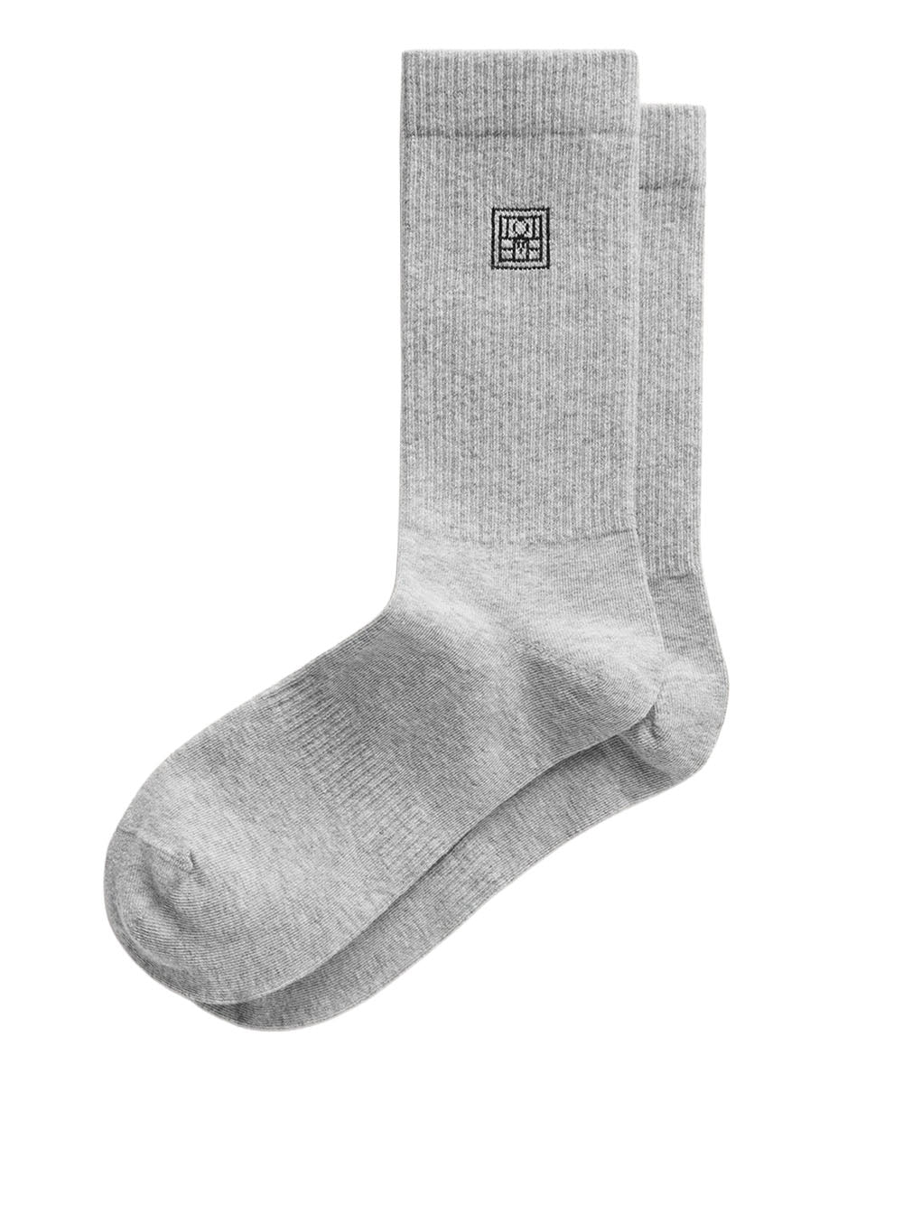 TOTEME-Monogram socks-