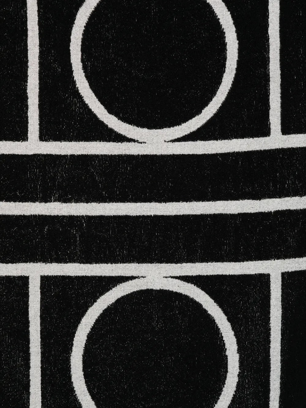 TOTEME-Monogram jacquard beach towel-