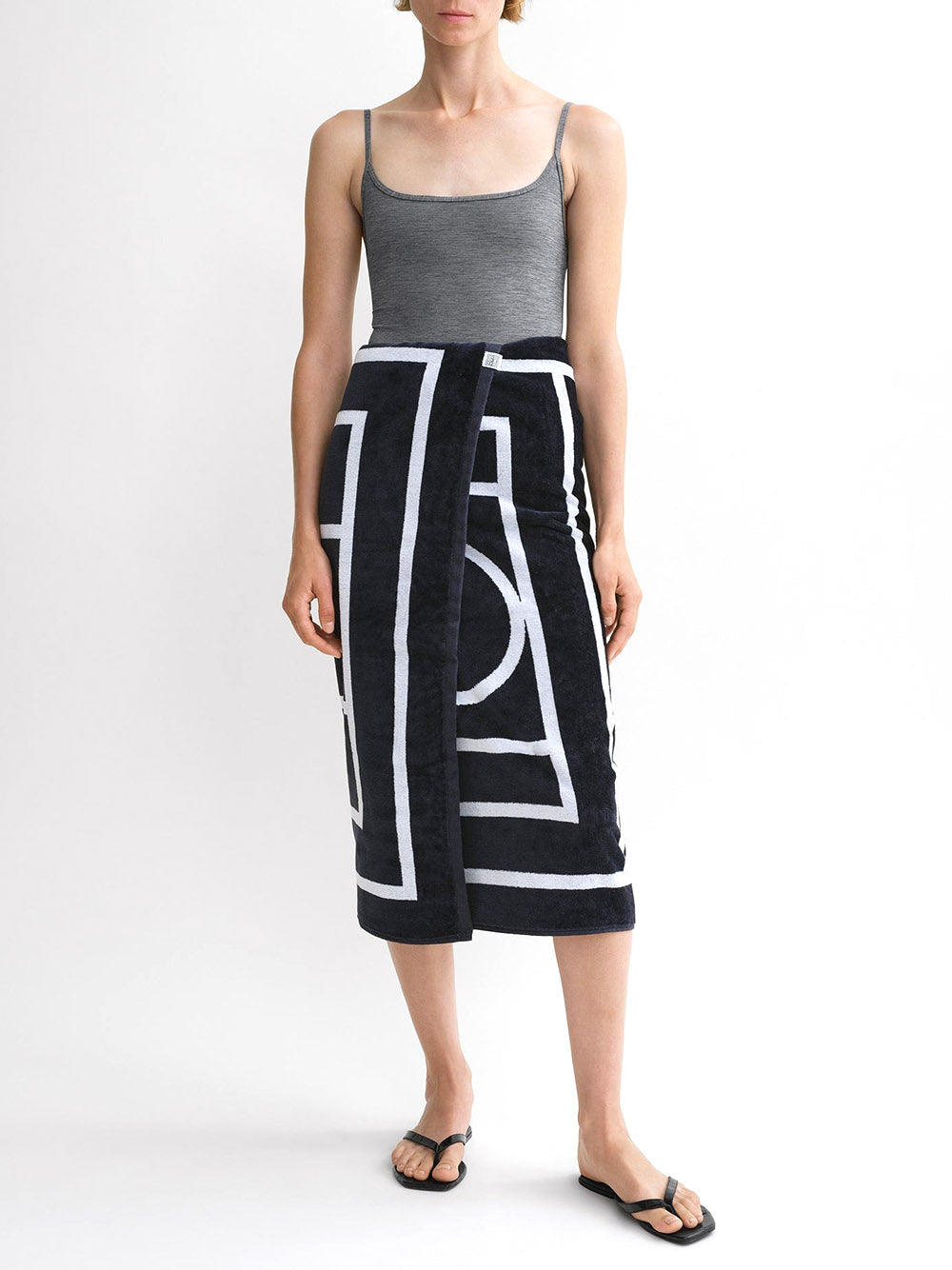 TOTEME-Monogram Jacquard Beach Towels-