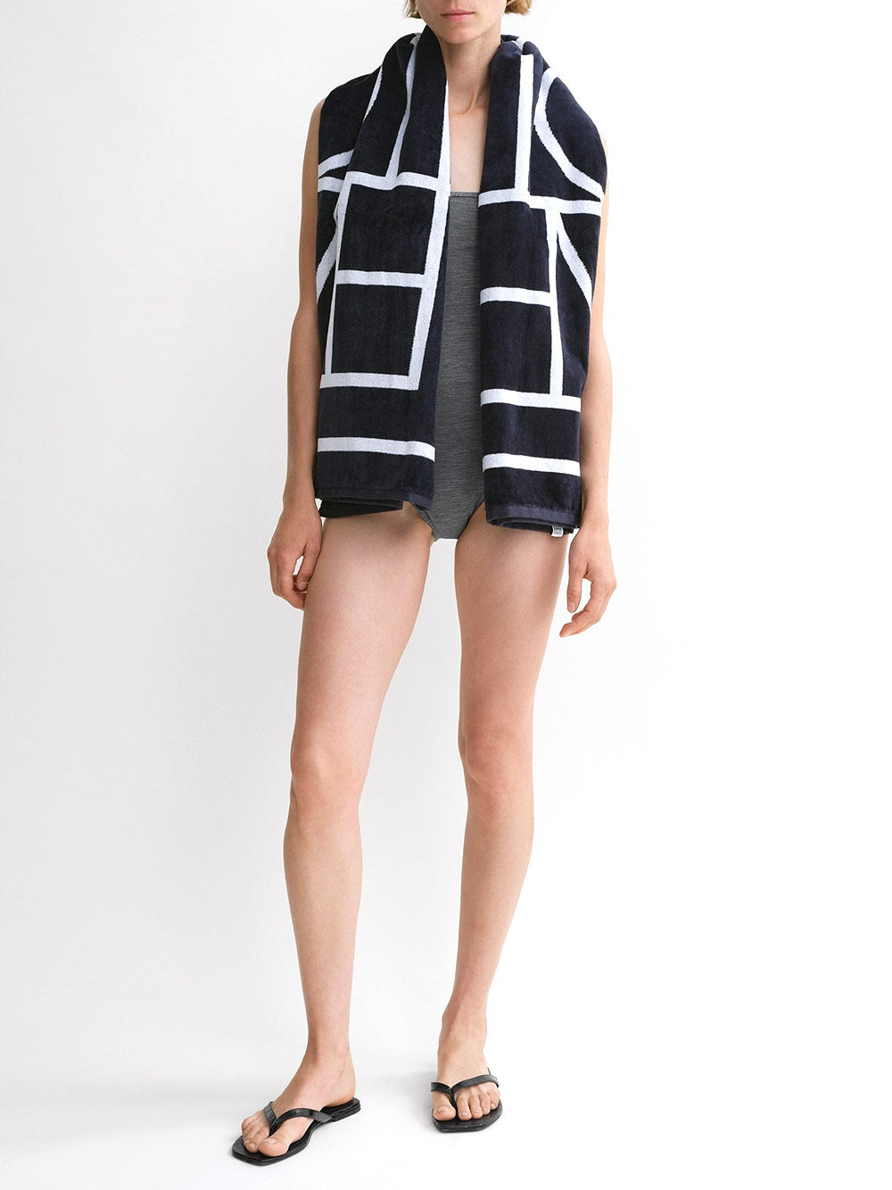 TOTEME-Monogram Jacquard Beach Towels-