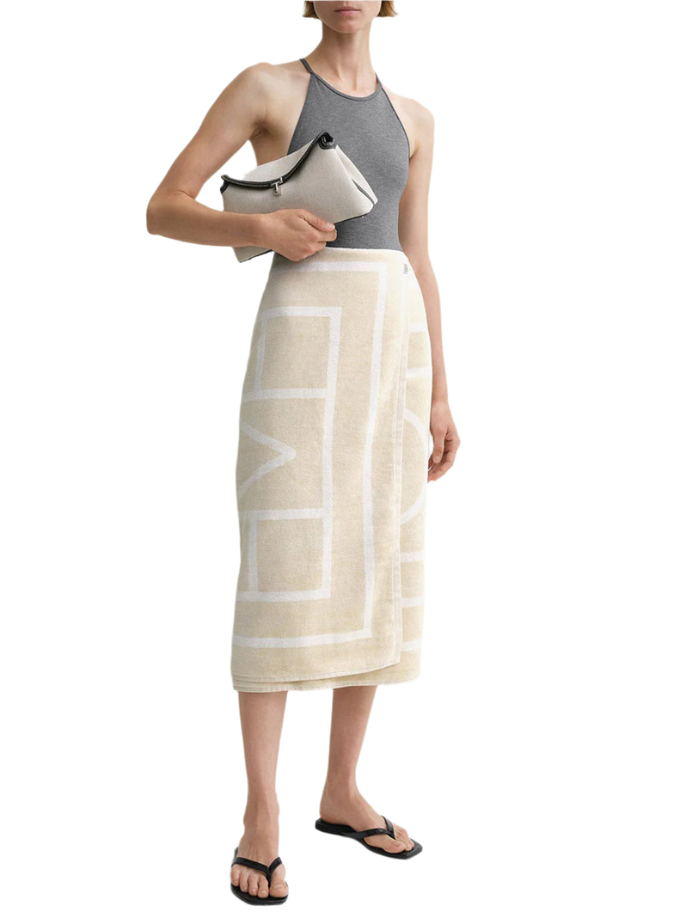 TOTEME-Monogram Jacquard Beach Towels-