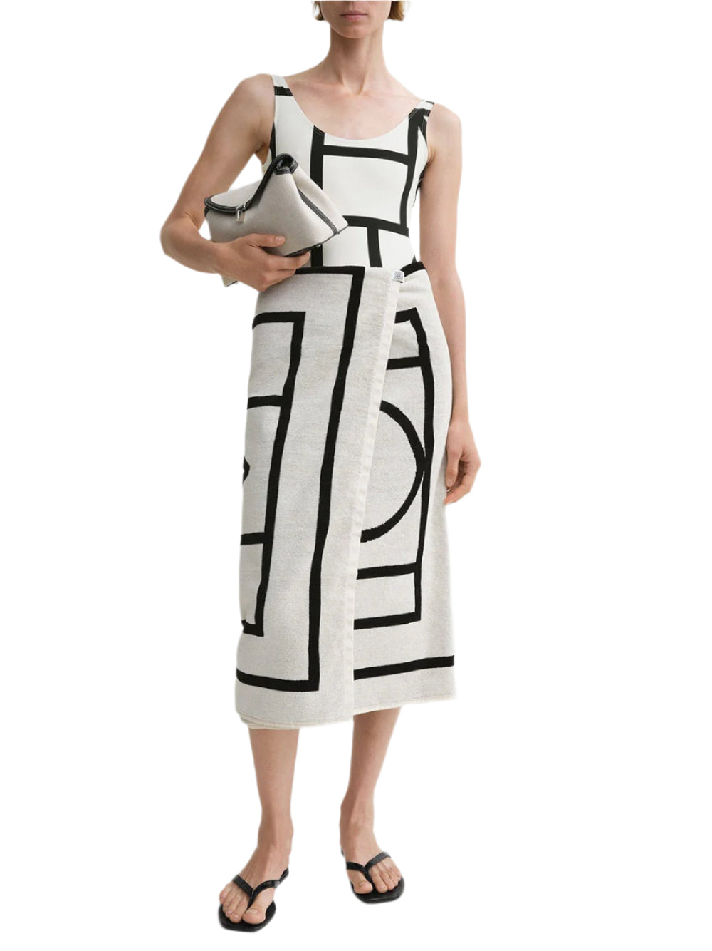 TOTEME-Monogram Jacquard Beach Towels-