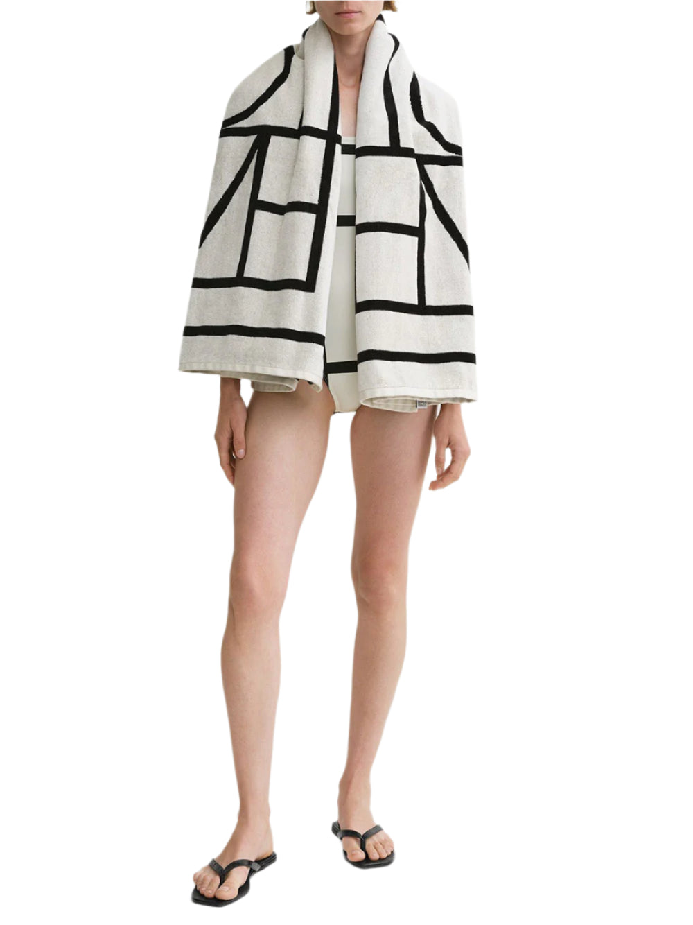 TOTEME-Monogram Jacquard Beach Towels-