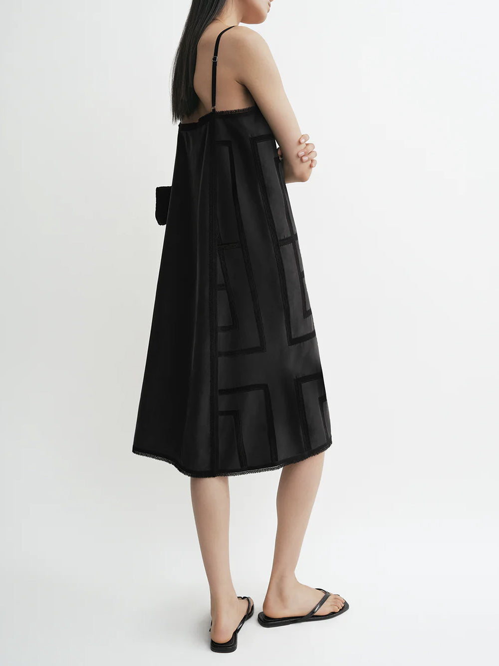 TOTEME-Monogram silk dress-