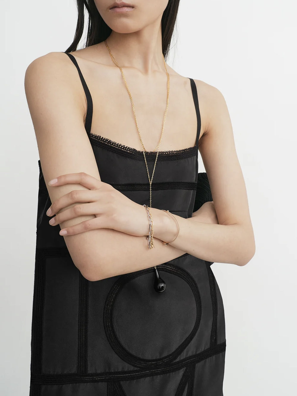 TOTEME-Monogram silk dress-