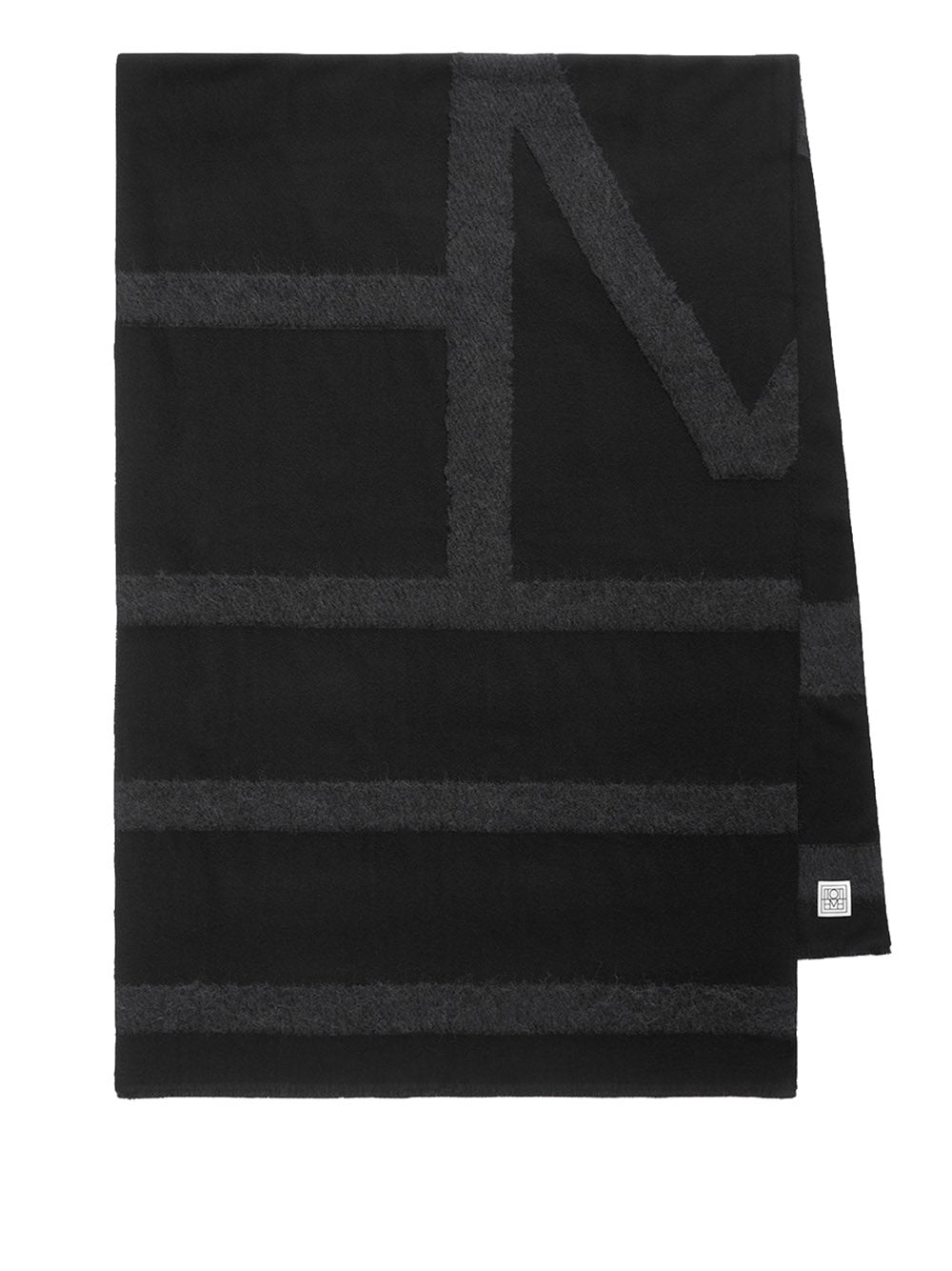 TOTEME-Monogram twill scarf-