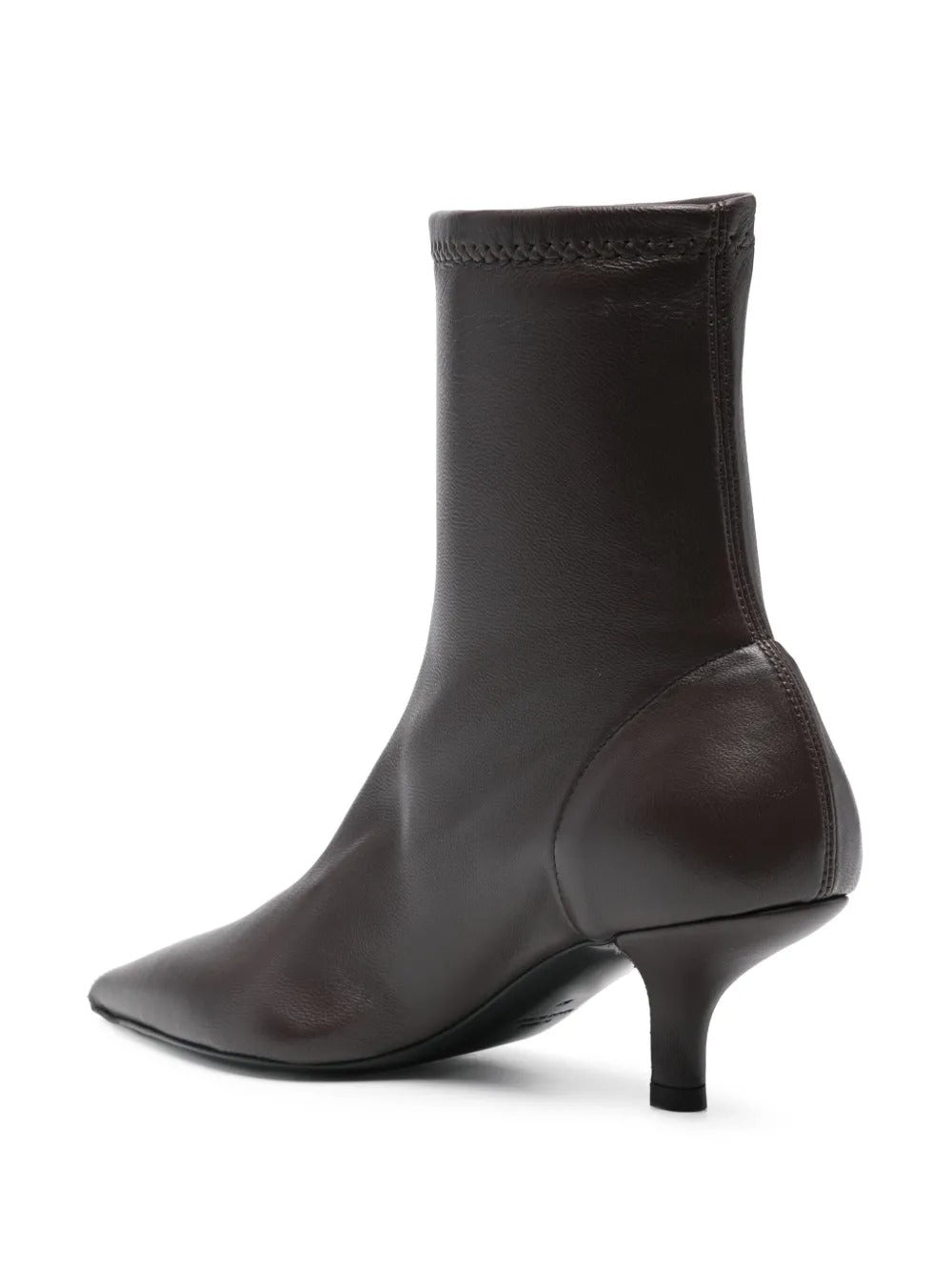 TOTEME-Nappa heeled sock boots-